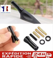 Antenne voiture courte  fibre carbone, antenne toit vissée pour voiture