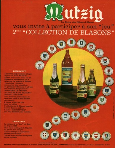 Publicité ancienne bière