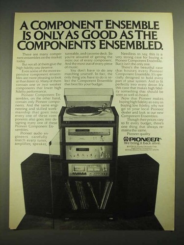 1980 pioneer component - pioneer,