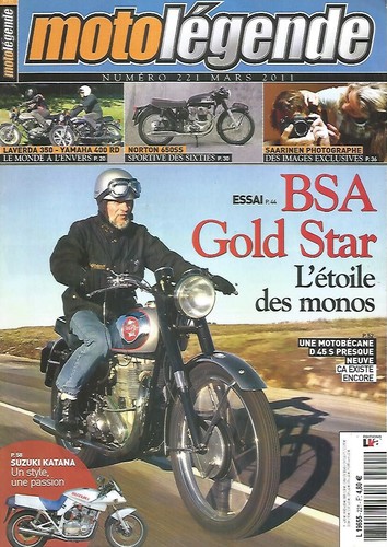 Moto legende 221 bsa gold - moto,