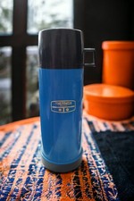 Ancien Thermos Brand Bleu