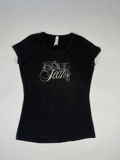 Vtshirt pepe jeans vintage noir manche longue logo imprimé