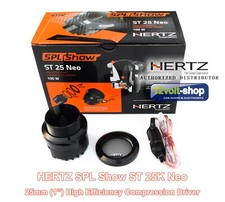 2x jeux complets HERTZ ST 25K Neo SPL Show; 25mm (1’’) Bullet Tweeters