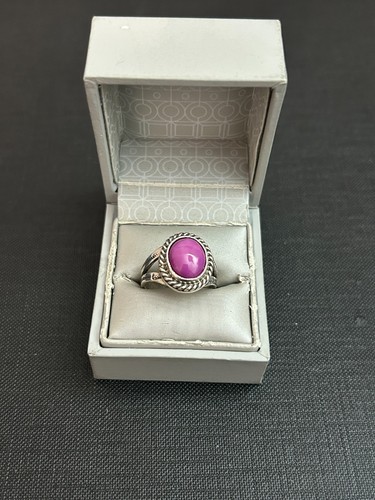 Bague saphir étoile rouge - , en