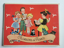 CHOCOLAT POULAIN ALBUM CHANSONS DE FRANCE VIGNETTES COMPLET