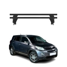 Barres de toit Transversales pour Toyota Urban Cruiser 2009-2014 Alu Noir 2x