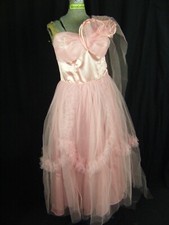 Vintage 50-60s Satin Rose