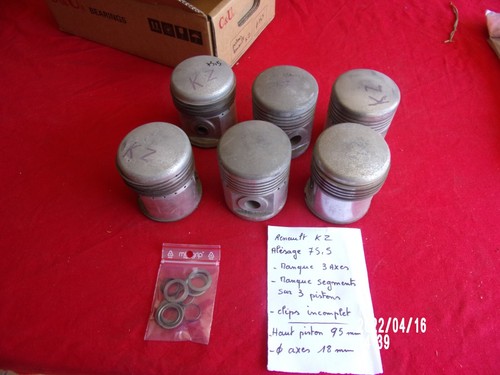 Renault pistons moteur - kz,