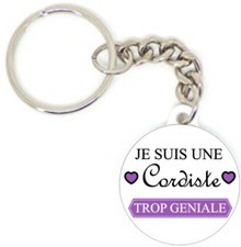 Porte clé badge je suis une