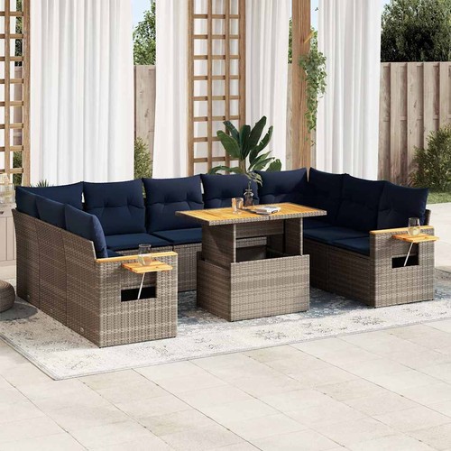 Salon jardin avec coussins - salon,