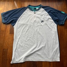 Vintage 1994 Andre Agassi Nike Challenge Court Polo Shirt Sz L