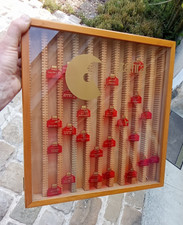 Boite Présentoir Vintage Publicitaire Diamants Zafira  Vinyl ...Mouches / Pêche