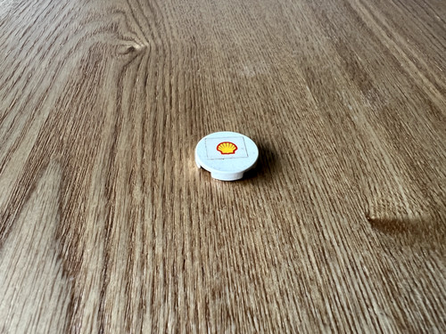 Lego ref 4150 white tile - white,