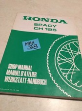 Honda Spacy CH125 CH 125  revue technique moto manuel atelier workshop service
