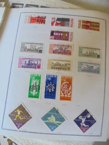 Collection timbres pologne - timbres, 55