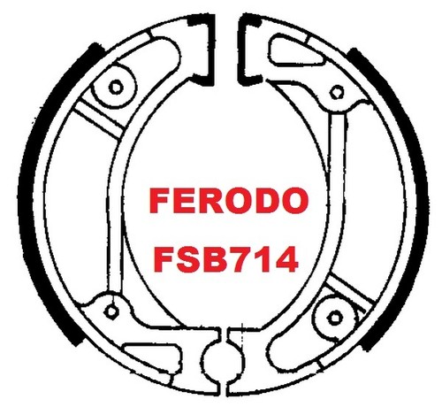 Mâchoires frein ferodo - de,