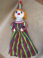 Clown porte range pyjama à suspendre rayures vintage