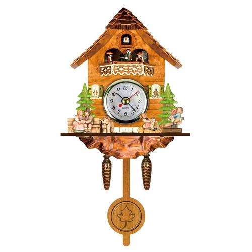Horloge coucou bois - horloge,