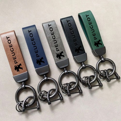 Porte clés peugeot cuir - porte-clés,