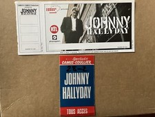 Billet johnny hallyday pass - billet,