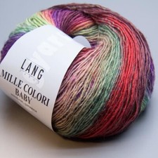 Lang Yarns Mille Colori Bébé 53 - Ll 190m/50g - Grosseur D'Aiguille 3