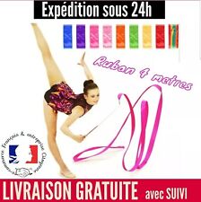 ?? Ruban de danse + Baton / GRS / Gymnastique 4 mètres LIVRAISON OFFERTE 