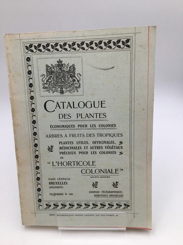 Horticole coloniale - l'horticole,