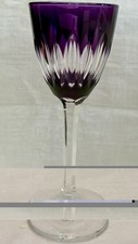 VERRE A PIED EN CRISTAL DE