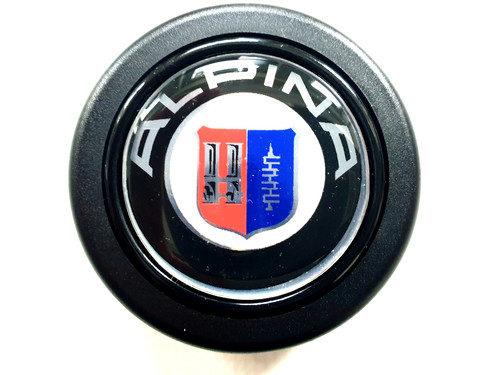 Bouton klaxon alpina argent - bouton,