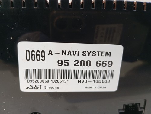 95200669 système navegation