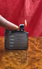 BRIQUET ANCIEN ARGENT MASSIF VINTAGE STERLING SILVER  LIGHTER FEUERZEUG ACCENDIN