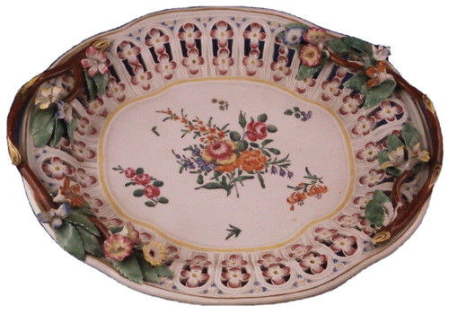 Ancienne soucoupe panier - soucoupe,