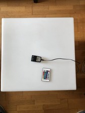 SLIDE Cube lumineux translucide, décoration Intérieure ou Extérieure/Terrasse