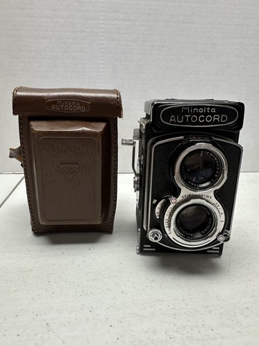 Vtg minolta autocord iii 6x6 - minolta,