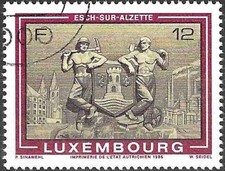 Timbre Luxembourg 1112 o -