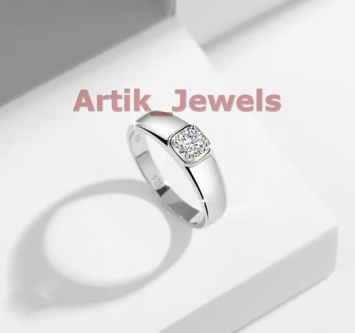 Moissanite avec plaqué - moissanite, or