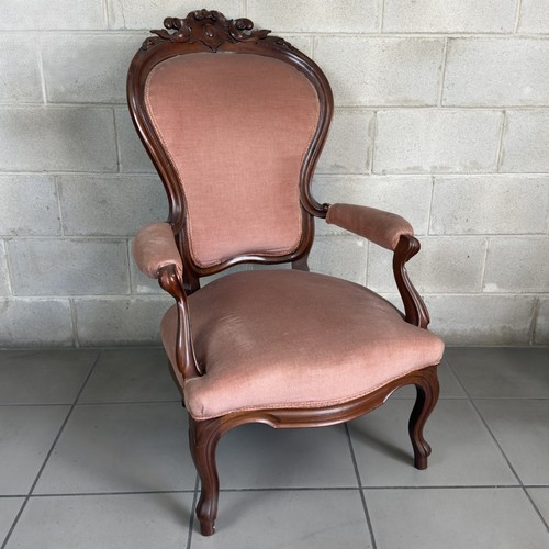 Antica fauteuil tissu - fauteuil, en