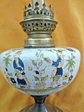 Lampe à pétrole décor