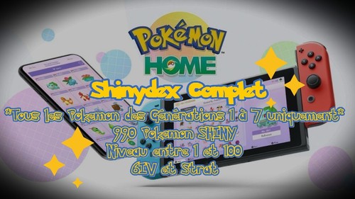 Pokémon home shinydex - pokémon,