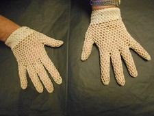 *Gants anciens au crochet en