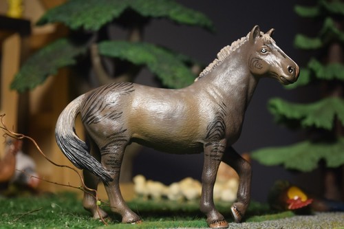Schleich repaint dappled zorse - schleich,