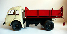 JOUETS CIJ CAMION RENAULT 120 CV BENNE BASCULANTE TÔLE Lg 36 cm 1957 DANS L'ÉTAT