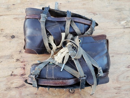Mountaineering boots leather - mountaineering,