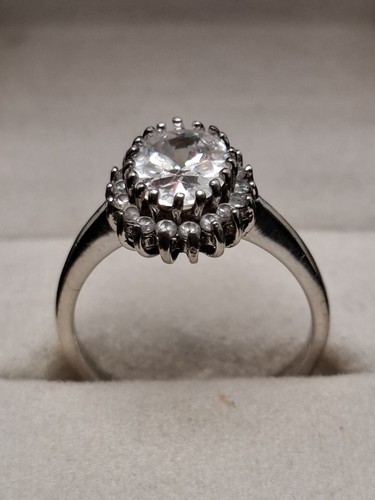 Ancienne bague solitaire - ancienne,