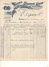 Facture 1915 - Fabrique mécanique de balais - A.Déjean - (82) Grisolles 