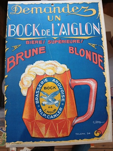 Publicité biere cartonnee - publicité,