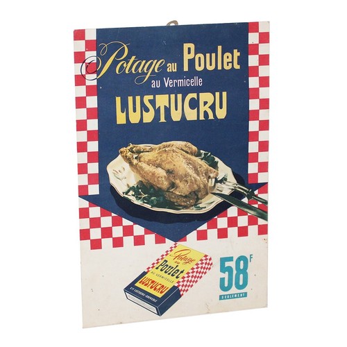 Ancien carton publicitaire