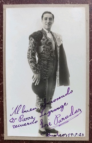 Jose paradas roman autographe - paradas,