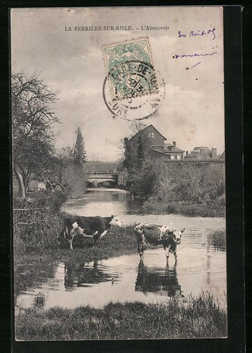 Cpa ferrière sur risle - cpa, ferrière-sur-risle