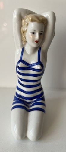Figurine baigneuse art déco - art,
